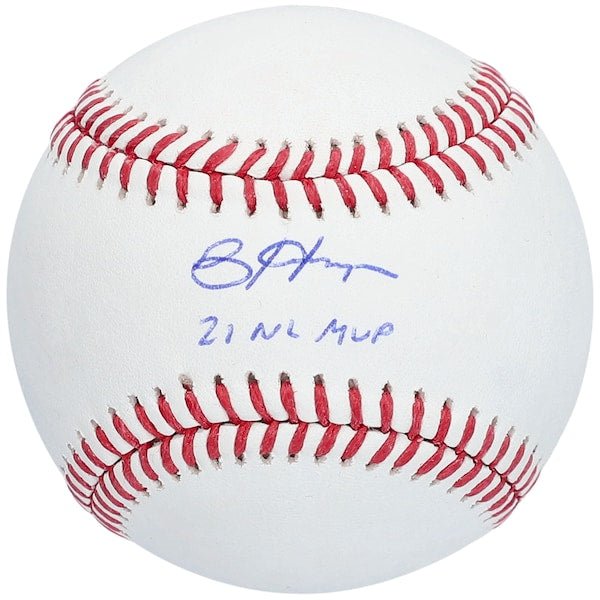 Bryce Harper Philadelphia Phillies Fanatics Authentic Autographed Baseball with "21 NL MVP" Inscription - The Ballers Bank