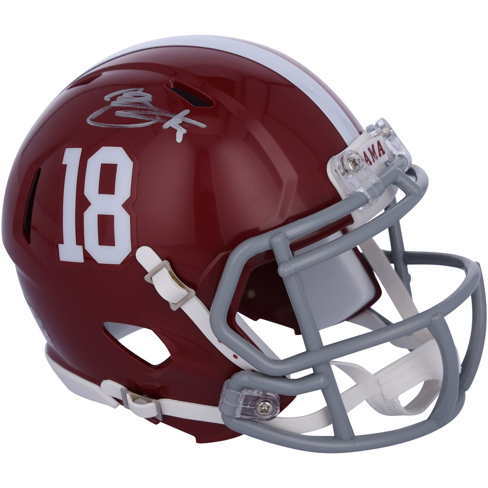 Bryce Young Alabama Crimson Tide Autographed Fanatics Authentic Riddell Speed Mini Helmet - The Ballers Bank