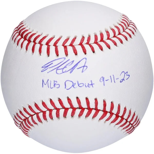 Pete Crow-Armstrong Signed Baseball | MLB Debut 9/11/23 Inscription