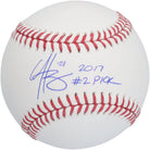 Hunter Greene Cincinnati Reds Autographed Fanatics Authentic Baseball with "2017 #2 Pick" Inscription