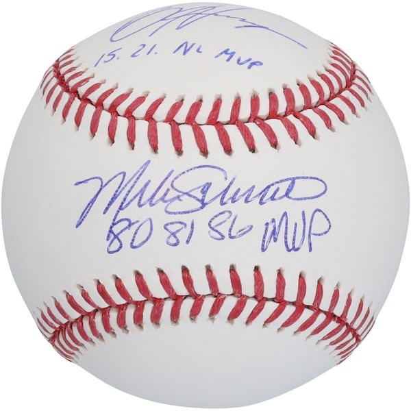 Bryce Harper & Mike Schmidt Philadelphia Phillies Autographed Fanatics Authentic Baseball with Multiple Inscriptions