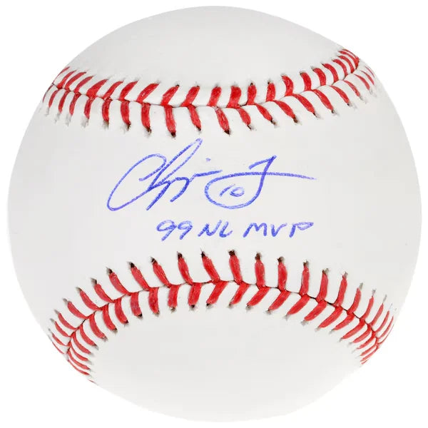 Chipper Jones Atlanta Braves Fanatics Authentic Autographed Baseball with "99 NL MVP" Inscription