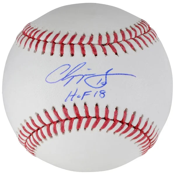 Chipper Jones Signed Baseball | HOF 2018 Inscription