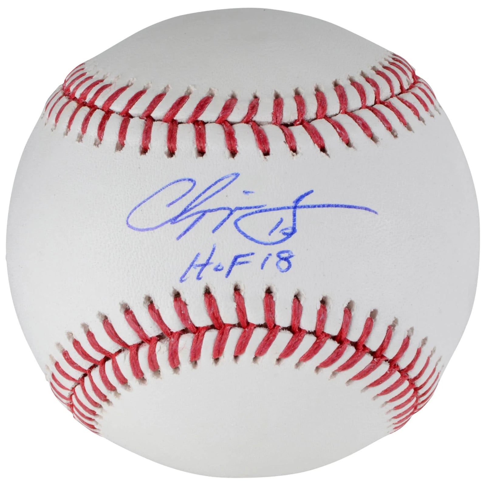 Chipper Jones Signed Baseball | HOF 2018 Inscription