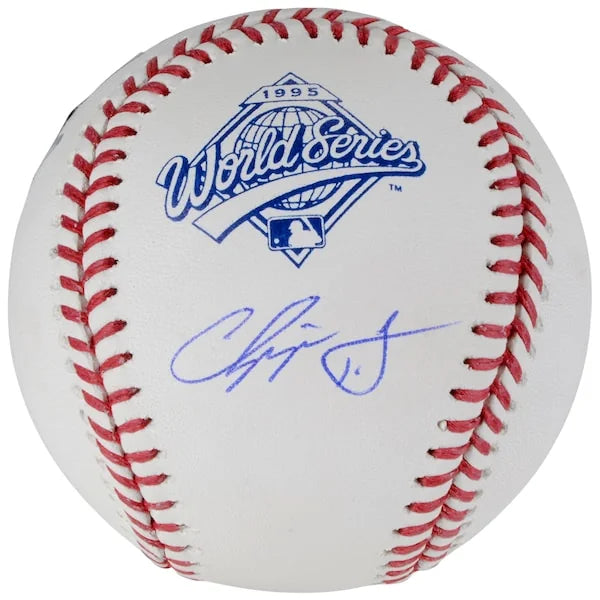 Chipper Jones Signed 1995 World Series Logo Baseball | Authenticated