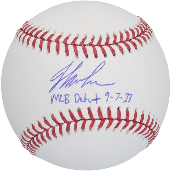 Jordan Lawlar Arizona Diamondbacks Autographed Fanatics Authentic Baseball with "MLB Debut 9-7-23" Inscription