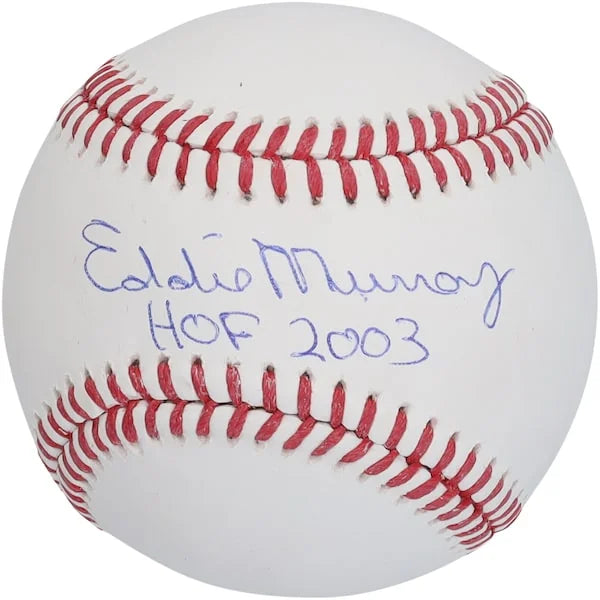 Eddie Murray Signed Baseball | HOF 2003 Inscription