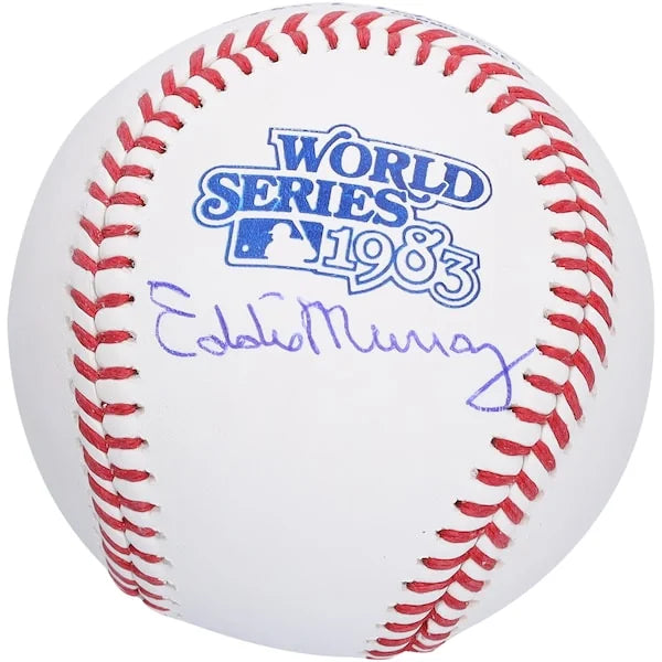 Eddie Murray Signed 1983 World Series Logo Baseball | Baltimore Orioles