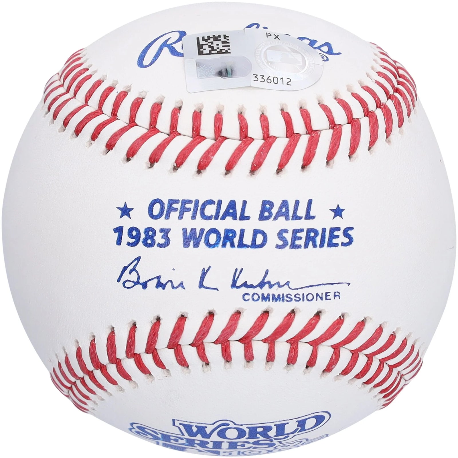 Eddie Murray Signed 1983 World Series Logo Baseball | Baltimore Orioles