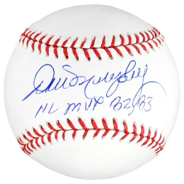 Dale Murphy Signed Baseball | NL MVP 82/83 Inscription