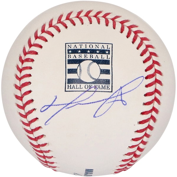 David Ortiz Boston Red Sox Fanatics Authentic Autographed Hall of Fame Logo Baseball