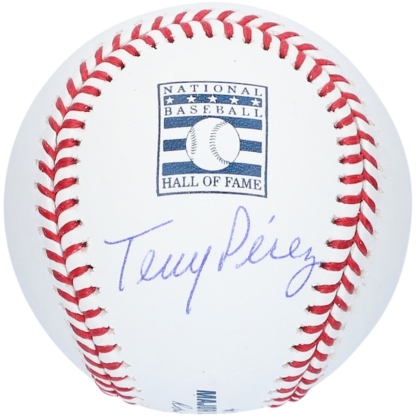 Tony Perez Cincinnati Reds Fanatics Authentic Autographed Hall of Fame Logo Baseball