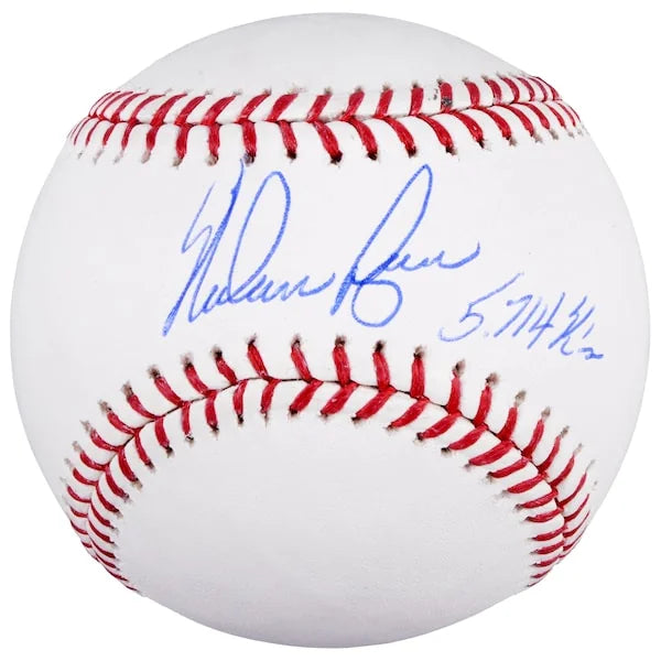Nolan Ryan Signed Baseball 5714 K s Inscription