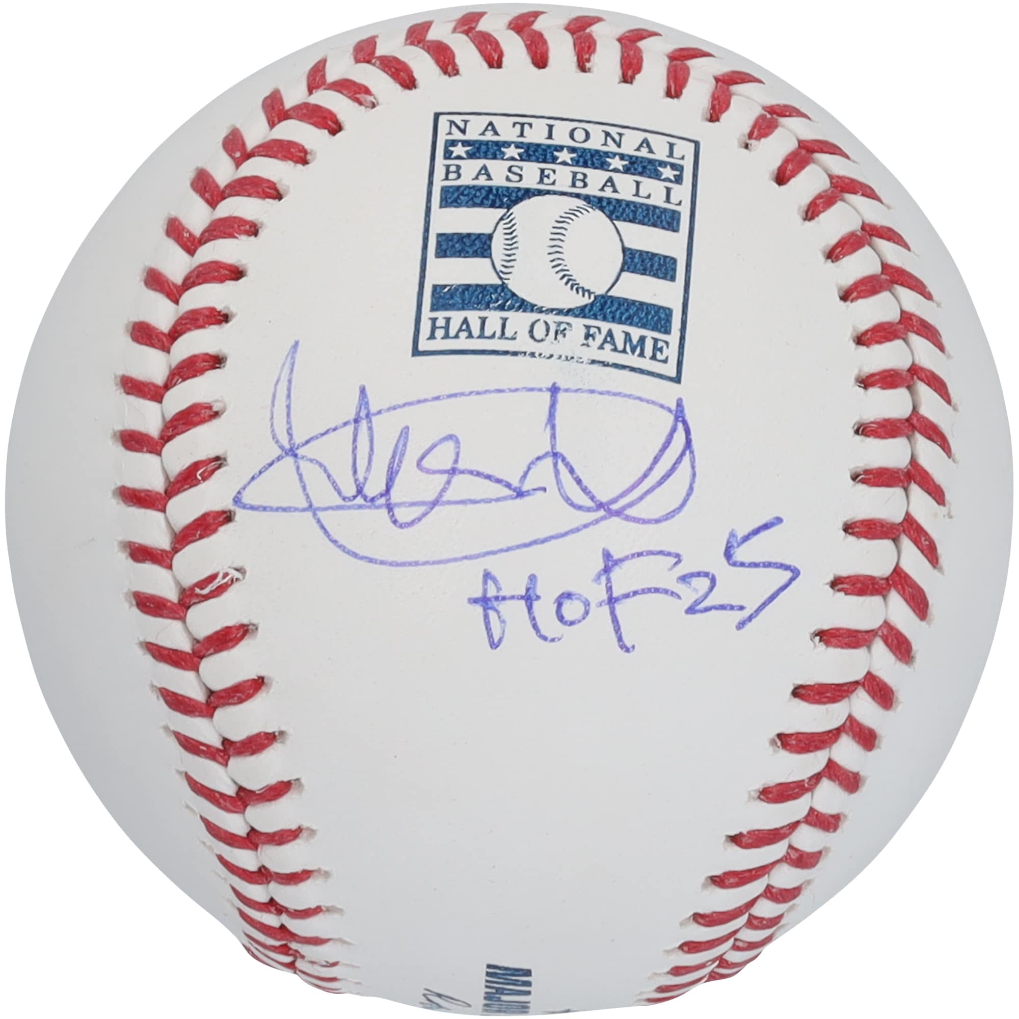 Ichiro Suzuki Seattle Mariners Autographed Fanatics Authentic Hall of Fame Logo Baseball with "HOF 25" Inscription