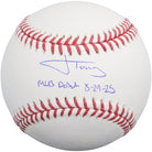 Jonah Tong New York Mets Autographed Fanatics Authentic Baseball with "MLB Debut 8-29-25" Inscription