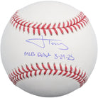 Jonah Tong New York Mets Autographed Fanatics Authentic Baseball with "MLB Debut 8-29-25" Inscription