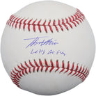 Thomas White Miami Marlins Autographed Fanatics Authentic Baseball with "Let's Go Fish" Inscription