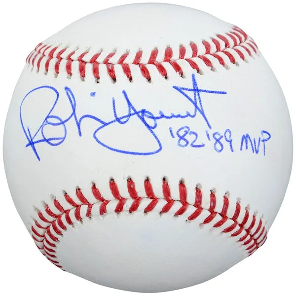 Robin Yount Signed Baseball | 82/89 MVP Inscription