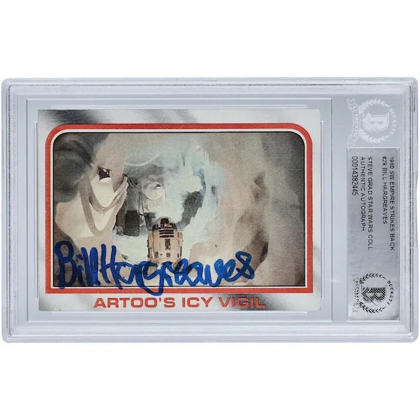 Bill Hargreaves Signed 1980 Topps #51 Card | Star Wars Prop Master