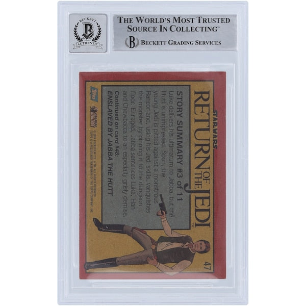 Phil Tippett Star Wars Autographed 2004 Topps Heritage #47 BAS Authenticated 10 Card