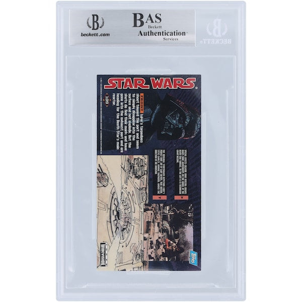 Paul Huston Autographed 1995 Topps Star Wars Widevision #109 BAS Authenticated Card