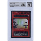 Ray Gilberti Star Wars Autographed 2001 CCG Coruscant #38 BGS Authenticated 10 Card