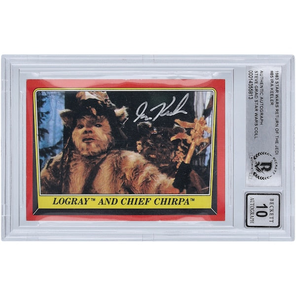 Ira Keeler Star Wars Autographed 1983 Topps Return of the Jedi #85 BGS Authenticated 10 Card