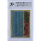 Lorne Peterson Star Wars Autographed 1980 Topps The Empire Strikes Back #141 BGS Authenticated 10 Card