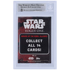 Ian Whyte Star Wars Autographed 2016 Topps Rogue One #HR12 BGS Authenticated Card