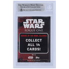 Ian Whyte Star Wars Autographed 2016 Topps Rogue One #HR12 BGS Authenticated Card