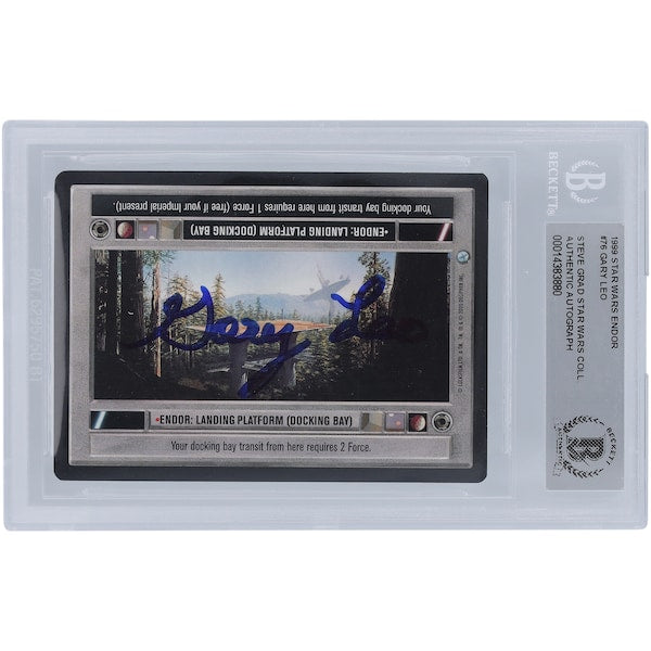 Gary Leo Star Wars Autographed 1999 CCG Endor #76 BGS Authenticated Card