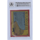 Bill Hargreaves Star Wars Autographed 1983 Topps Return of the Jedi #18 BGS Authenticated 10 Card