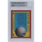 Leslie Schofield Star Wars Autographed 2016 Topps Rogue One #61 BGS Authenticated Card
