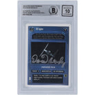 David Beasley Star Wars Autographed 1995 CCG Premiere #142 BGS Authenticated 10 Card