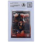Big E WWE Autographed 2015 Topps Chrome #6 Beckett Fanatics Witnessed Authenticated 10 Card