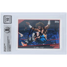 Carlito WWE Autographed 2009 Topps #2 Beckett Fanatics Witnessed Authenticated 10 Card
