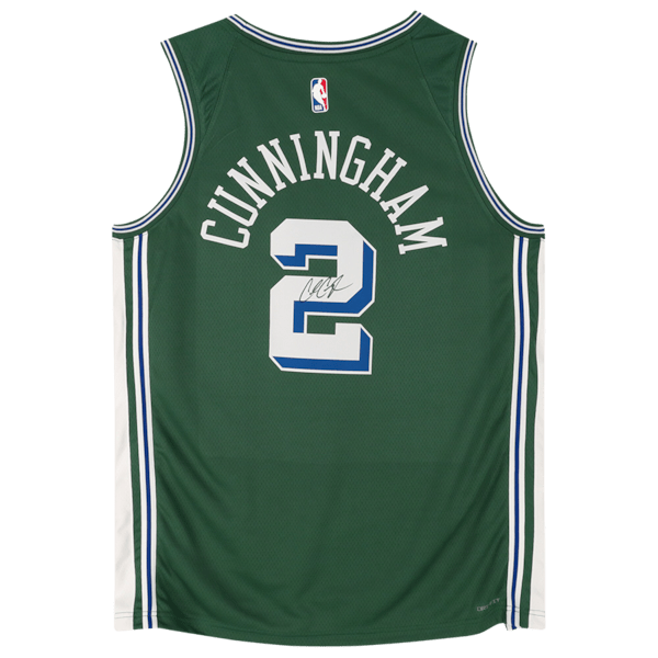 Cade Cunningham Detroit Pistons Autographed Fanatics Authentic Green Nike 2022 - 2023 City Edition Swingman Jersey - The Ballers Bank