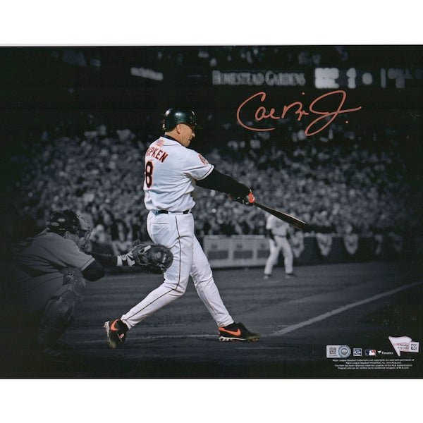 Cal Ripken Jr. Baltimore Orioles Fanatics Authentic Autographed 11" x 14" Spotlight Photograph - The Ballers Bank
