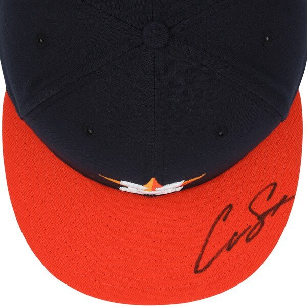 Cam Smith Houston Astros Autographed Fanatics Authentic New Era Baseball Cap - The Ballers Bank