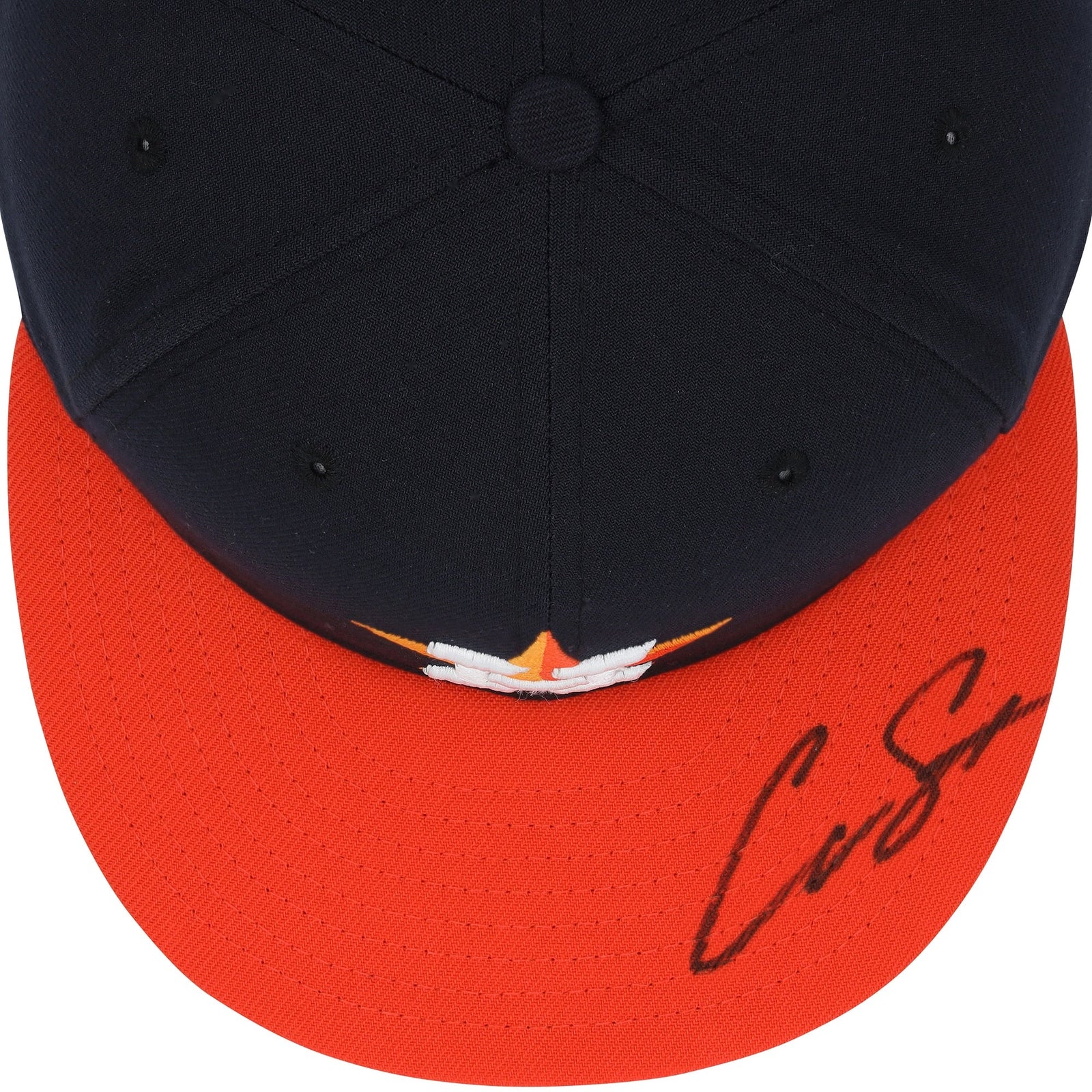 Cam Smith Houston Astros Autographed Fanatics Authentic New Era Baseball Cap - The Ballers Bank