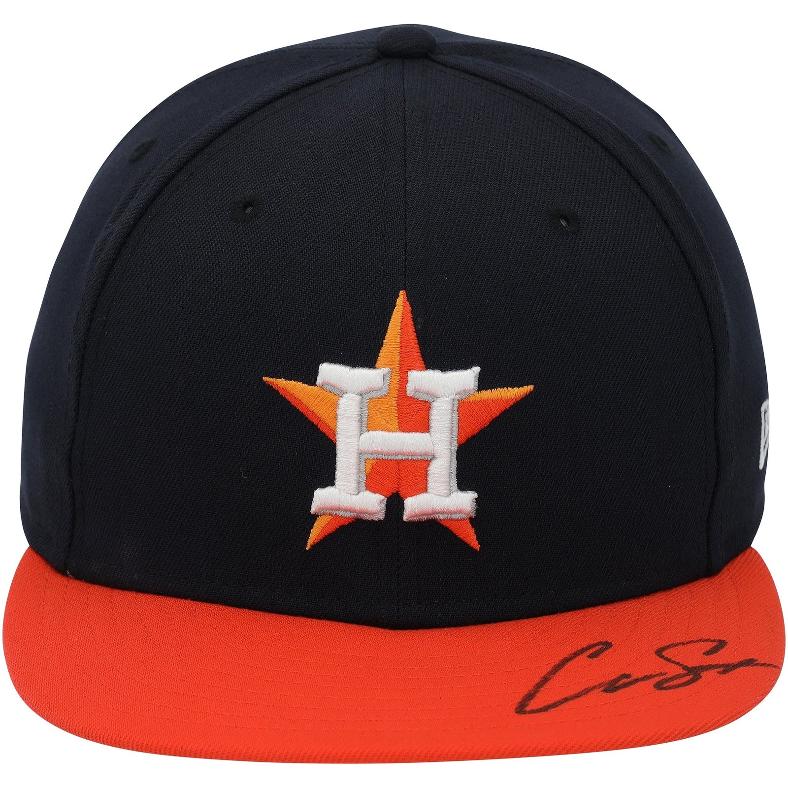 Cam Smith Houston Astros Autographed Fanatics Authentic New Era Baseball Cap - The Ballers Bank