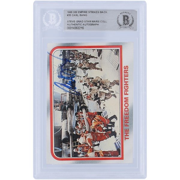 Carl Bang Star Wars Autographed 1980 Topps The Empire Strikes Back 35 BAS Authenticated Card - The Ballers Bank