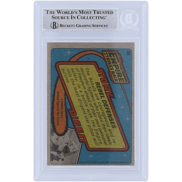 Carl Bang Star Wars Autographed 1980 Topps The Empire Strikes Back 36 BAS Authenticated Card - The Ballers Bank