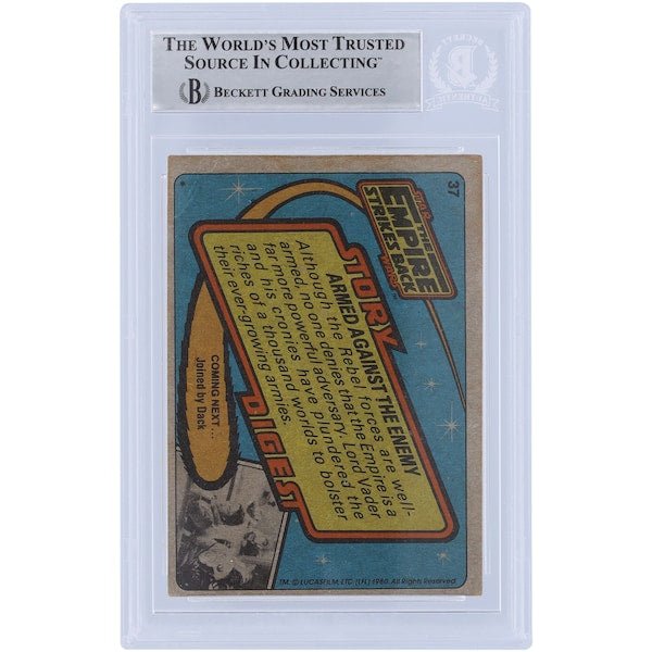 Carl Bang Star Wars Autographed 1980 Topps The Empire Strikes Back 37 BAS Authenticated Card - The Ballers Bank