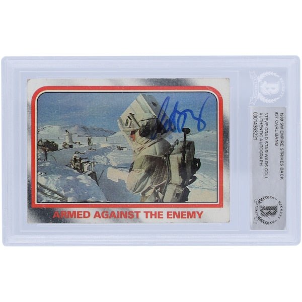 Carl Bang Star Wars Autographed 1980 Topps The Empire Strikes Back 37 BAS Authenticated Card - The Ballers Bank