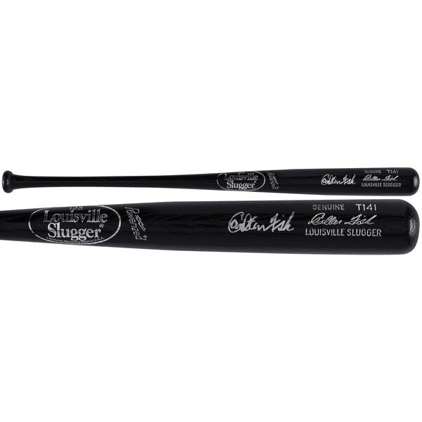 Carlton Fisk Boston Red Sox Autographed Fanatics Authentic Louisville Slugger Game Model Bat - The Ballers Bank