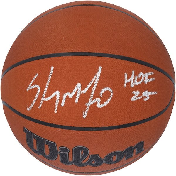 Carmelo Anthony Denver Nuggets Autographed Fanatics Authentic Wilson Official Game Basketball with "HOF 25" Inscription - The Ballers Bank