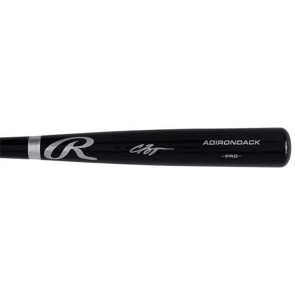 Carson Benge New York Mets Autographed Fanatics Authentic Black Rawlings Pro Bat - The Ballers Bank