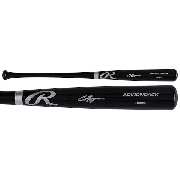 Carson Benge New York Mets Autographed Fanatics Authentic Black Rawlings Pro Bat - The Ballers Bank