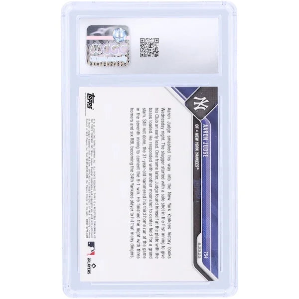 Aaron Judge 2023 Topps Now #754 Card | CGC Graded 10